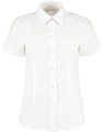 Dames blouse korte mouw Kustom Kit KK728 white